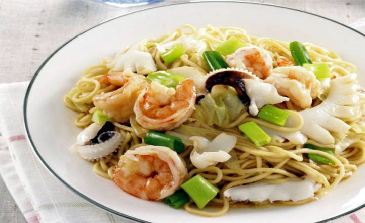海鲜炒面 Seafood Stir-fried Noodles